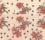 花卉波点图案面料