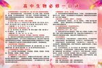 高中生物知识点归纳总结