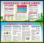 健康教育展板 远离艾滋 宣传栏