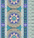 大牌 方巾 定位花