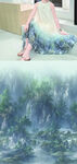水墨山水意境图