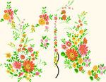 花卉藤蔓装饰图案