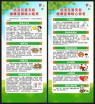 洪涝灾害健康教育X展架