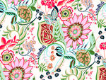 多彩花卉鸟类图案设计