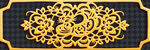 金色精美花纹装饰图案