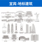 四川宜宾地标建筑