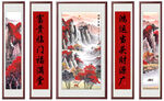 鸿运当头中堂画