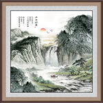 国画山水画
