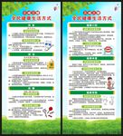 全民健康生活方式行动X展架