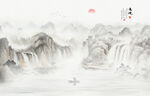 意境国画山水画