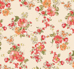 复古花卉图案背景纹理