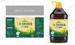 食用油包装画面标签设计