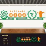 食堂标语文化墙