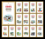 文明城市文化墙