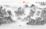 新中式背景墙
