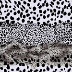 黑白豹纹纹理图案背景