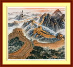 高清长城画
