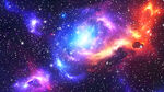 梦幻美丽星空舞台背景