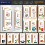 食堂文化标语展板墙