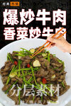 香菜炒牛肉