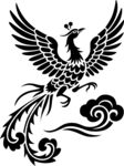 凤凰图腾 展翅翱翔于云间