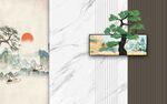 中式山水装饰画 