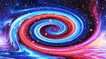 绚丽旋涡星空
