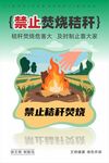 禁止焚烧秸秆宣传海报
