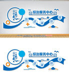 综治服务中心文化墙设计