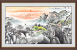 国画山水