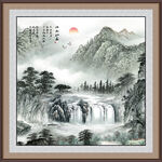 山水风景画