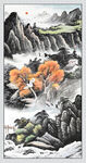 玄关国画山水