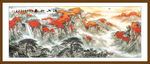 鸿运当头国画