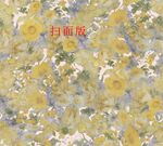 黄色花卉图案扫描版
