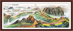 长城旭日东升江山如画