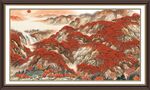 壮丽山川国画作品