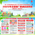 全国推广普通话宣传周展板