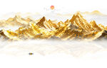 金山山水画背景墙