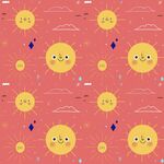 粉色背景笑脸图案纹理