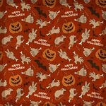 万圣节主题图案布料