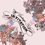 花卉邀请卡设计