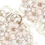 优雅花卉装饰图案