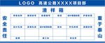 渣样箱公示牌