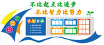 学校公告栏励志学习园地文化墙