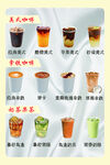 美味咖啡茶饮展示
