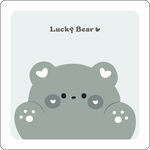 可爱幸运熊卡通图案设计