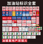 加油站标识全套展示