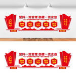 企业管理企业党建文化墙