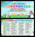 2025年世界精神卫生日展板