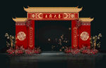 结婚中式门头